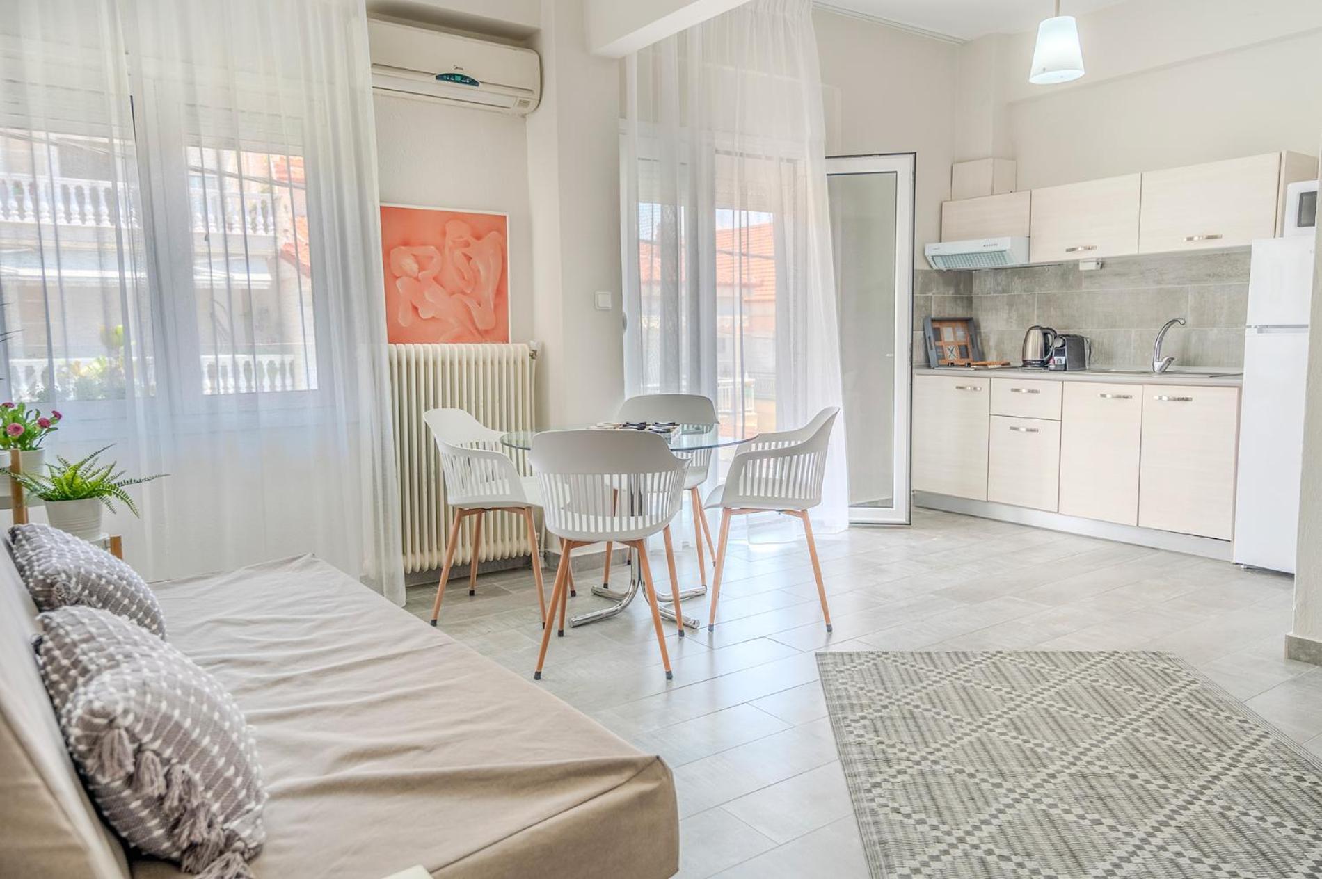 Evangelia Rooms & Apartments - A Asproválta Luaran gambar