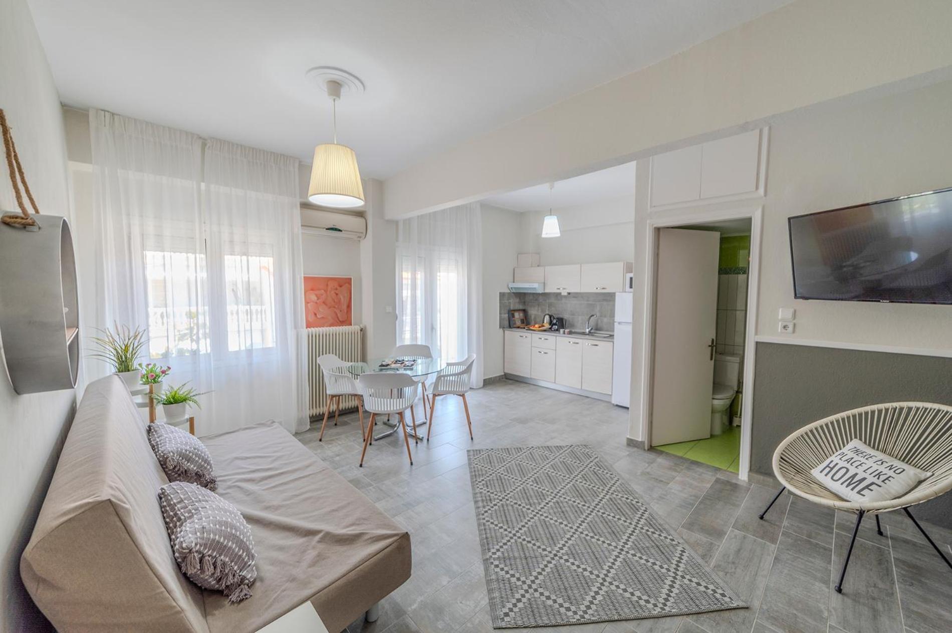 Evangelia Rooms & Apartments - A Asproválta Luaran gambar